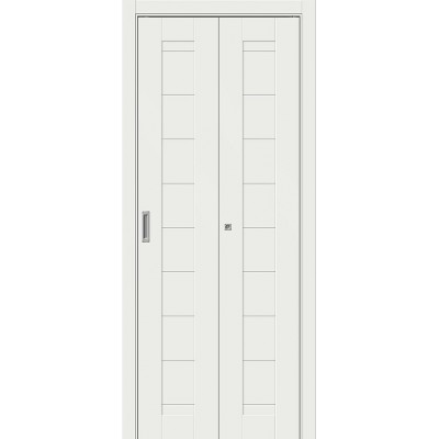 Складная дверь Браво-21, цвет: White Matt